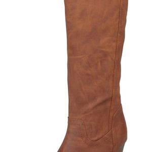 Wedge high heels boots 7.5